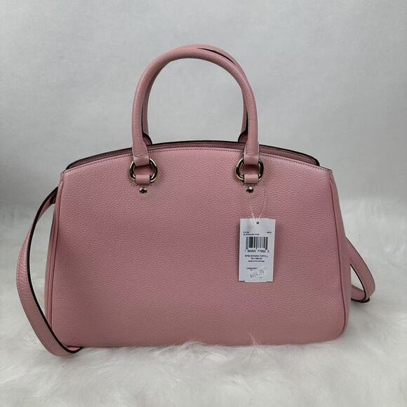 Coach Savannah Large Carryall Bag Crossbody In Leather/Powder Pink CAL56 NWT - Picture 2 of 10